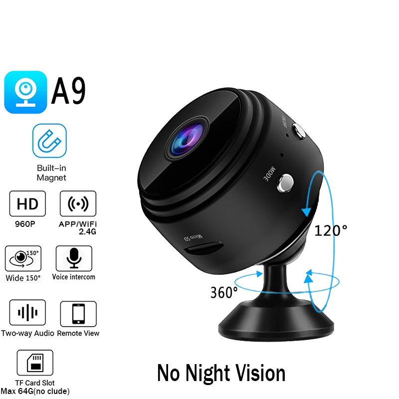 A9™ 1080p HD Magnetic Mini Camera