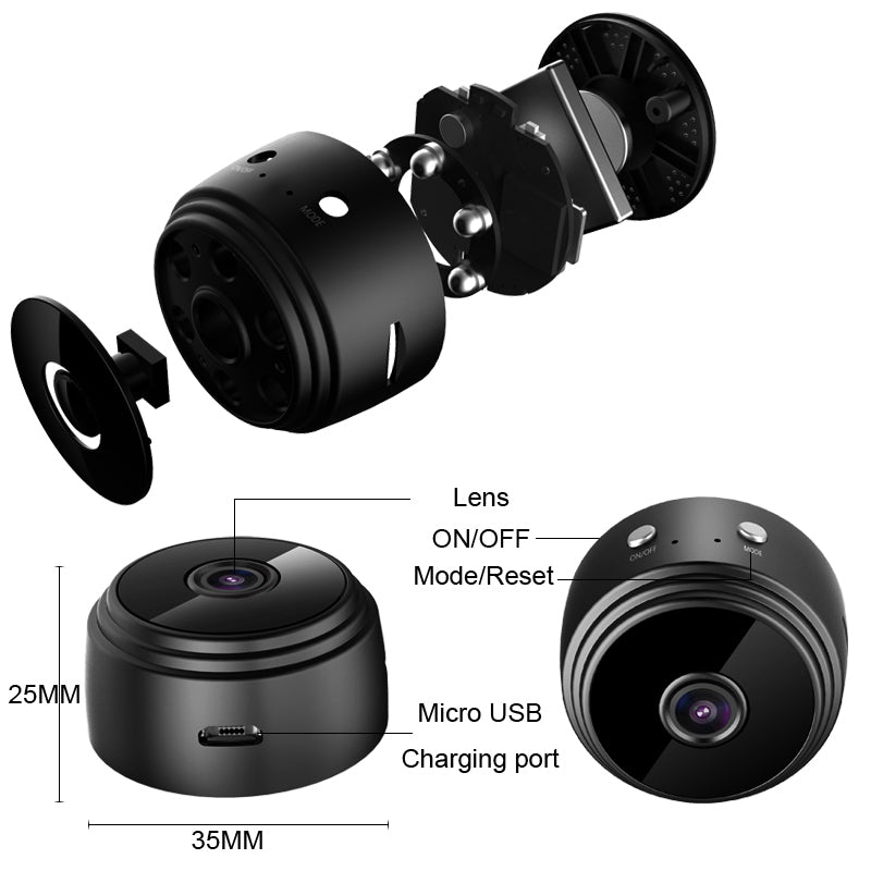 A9™ 1080p HD Magnetic Mini Camera