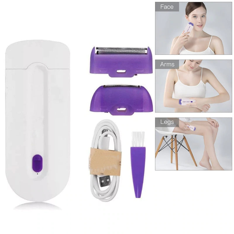 Laser Epilator Removal Painless Light Safely Sensor Shaver